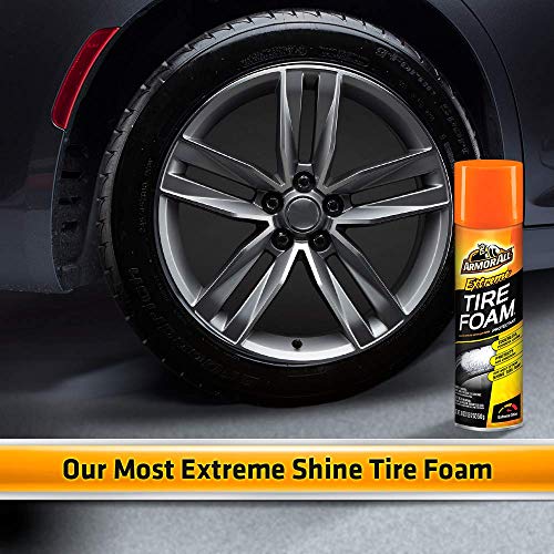 Armor All Extreme Car Tire Foam, Tire Cleaner Spray for Cars, Trucks, Motorcycles, 18 Oz Each