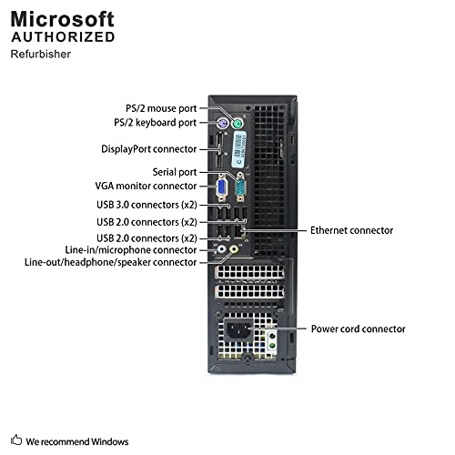 Dell Optiplex 9020 SFF High Performance Desktop Computer, Intel Core i7-4790 up to 4.0GHz, 16GB RAM, 960GB SSD, Windows 10 Pro, USB WiFi Adapter, (Renewed)