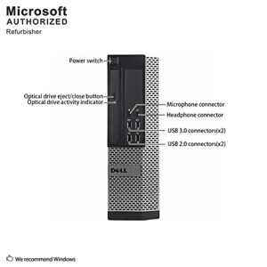 Dell Optiplex 9020 SFF High Performance Desktop Computer, Intel Core i7-4790 up to 4.0GHz, 16GB RAM, 960GB SSD, Windows 10 Pro, USB WiFi Adapter, (Renewed)