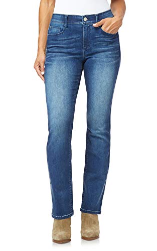 Angels Forever Young Women's 360 Sculpt Bootcut Jeans, Blue, 16