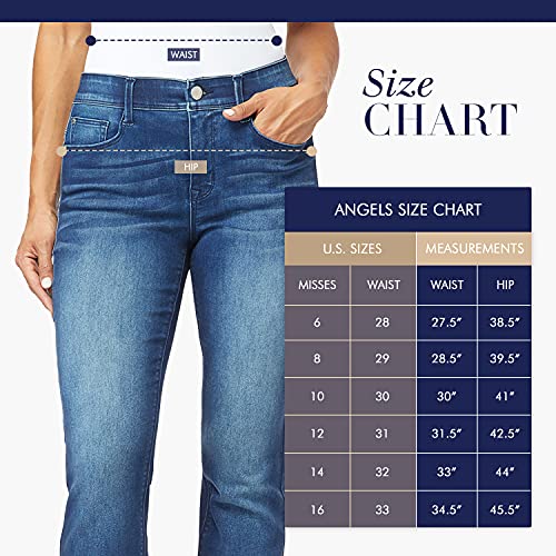 Angels Forever Young Women's 360 Sculpt Bootcut Jeans, Blue, 16