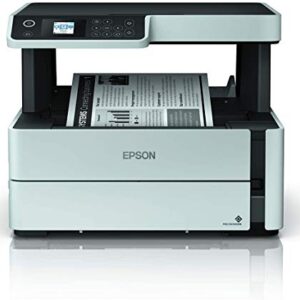 Epson EcoTank ET-M2170 Wireless Monochrome All-in-One Supertank Printer with Ethernet PLUS 2 Years of Unlimited Ink*,White