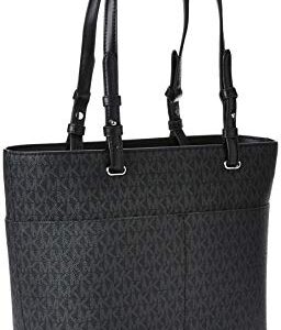 Michael Michael Kors Bedford Medium Top Zip Pocket Tote Black One Size