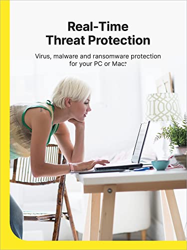 Norton AntiVirus Plus 2023 , Antivirus software for 1 Device with Auto-Renewal - Includes Password Manager, Smart Firewall and PC Cloud Backup [Download]