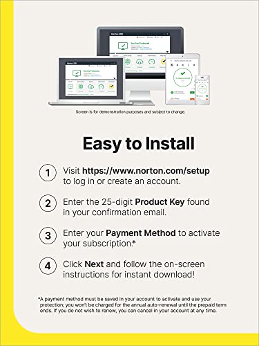 Norton 360 Premium 2023, Antivirus software for 10 Devices with Auto Renewal - Includes VPN, PC Cloud Backup & Dark Web Monitoring [Download]