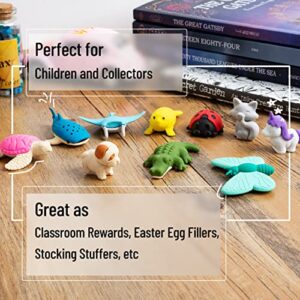 Mr. Pen- Animal Erasers, Desk Pets for Kids Classroom, 30 Pack, Animal Eraser Desk Pet, Classroom Prizes for Students, Rewards for Students, Teacher Rewards for Students