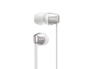 sony wi-c310 wireless in-ear headset/headphones with mic for phone call, white (wi-c310/w)