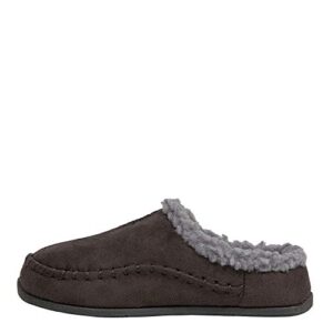 Deer Stags Kids' Lil Nordic Microsuede Slipper in Charcoal / 5 Big Kid