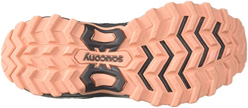 Saucony Women's Grid Excursion TR12 Sneaker, Grey/Peach, 8 Wide