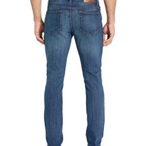 Tommy Hilfiger mens Thd Straight Fit Jeans, Dark Wash, 34W x 32L US