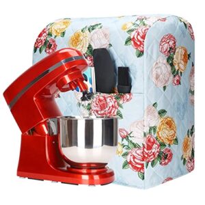 kitchen aid mixer cover compatible with 6-8 quarts kitchen aid/hamilton stand mixer,kitchen aid mixer covers for stand mixer with floral print mixer cover, pioneer woman kitchen aid mixer accessories