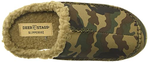 Deer Stags Kids' Lil Nordic Canvas Slipper in Camo / 7 Big Kid