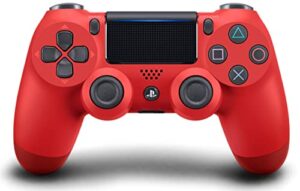 dualshock 4 wireless controller for playstation 4 - magma red (renewed)