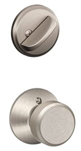 schlage lock co f59bwe619 satin nickel bowery handle set