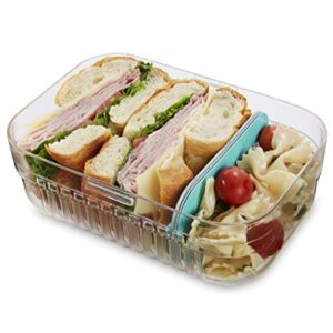 PackIt Mod Lunch Bento Food Storage Container, Mint Green