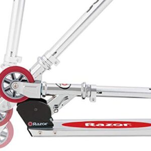 Razor AW Kick Scooter for Kids - Wheelie Bar, Lightweight, Foldable, Aluminum Frame, and Adjustable Handlebars