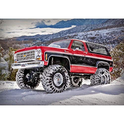 Traxxas Trailer Crawler 1979 Chevrolet K5 Blazer Reproduction Remote Control Car with Radio System, Red