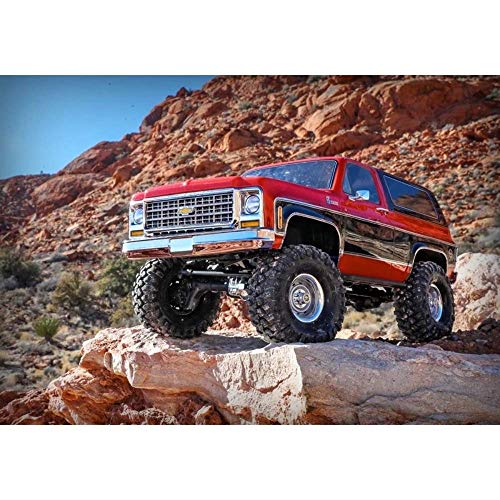 Traxxas Trailer Crawler 1979 Chevrolet K5 Blazer Reproduction Remote Control Car with Radio System, Red