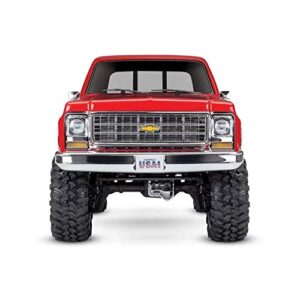 Traxxas Trailer Crawler 1979 Chevrolet K5 Blazer Reproduction Remote Control Car with Radio System, Red