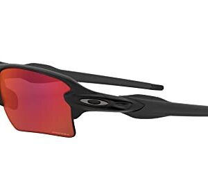 Oakley Men's OO9188 Flak 2.0 XL Rectangular Sunglasses, Matte Black/Prizm Trail Torch, 59 mm