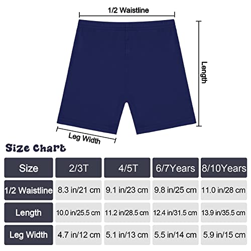 Resinta 8 Pack Toddlers Girls Shorts Dance Shorts Bike Short Breathable and Safety 8 Color