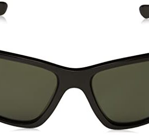 Ray-Ban RB4300 Square Sunglasses, Black/G-15 Green, 63 mm