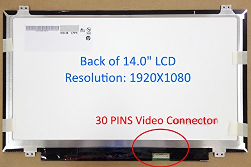 Fullcom New 14 inches Full HD 1080P Matte Laptop LED LCD Screen Compatible with VIVOBOOKE403SA-FA Series, E403SA, E403SA-SB91,E403SA-US21