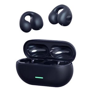 wireless earbuds,open ear wireless bluetooth headphones clip on earbuds,earbud & in-ear headphones,wireless sport ear buds,bluetooth 5.3 clip-on earphones,30 hours playtime,for iphone/samsung