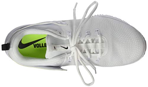 Nike Men's Volleyball Shoes, White, 10 UK