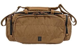 grey ghost gear range bag, coyote brown, 500d cordura nylon, 9"x20"x7", 1,260 total cubic inches
