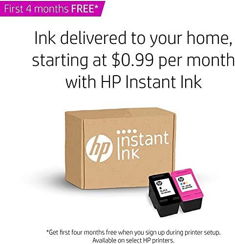 HP OfficeJet Pro 8025 All-in-One Wireless Color Printer, Smart Home Office Productivity, HP Instant Ink, Works with Alexa (1KR57A)