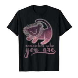 Disney Lion King Remember Who You Are Night Sky Fill T-Shirt