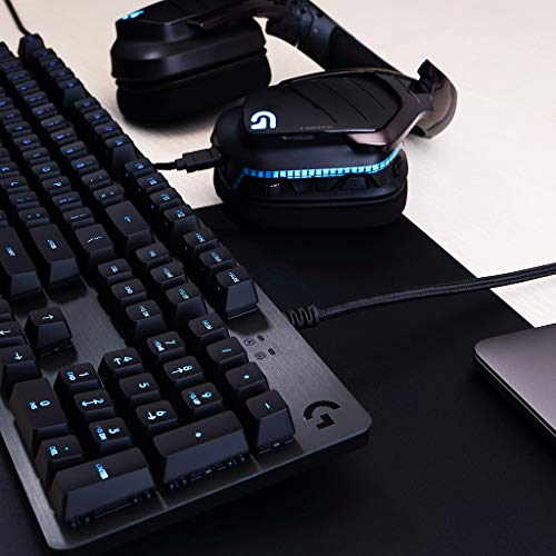 Logitech G513 Carbon LIGHTSYNC RGB Mechanical Gaming Keyboard with GX Brown Switches - Tactile