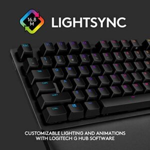 Logitech G513 Carbon LIGHTSYNC RGB Mechanical Gaming Keyboard with GX Brown Switches - Tactile