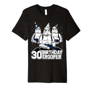 star wars stormtrooper party hats trio 30th birthday trooper premium t-shirt