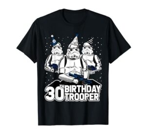 star wars stormtrooper party hats trio 30th birthday trooper t-shirt