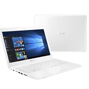 ASUS L402YA Thin & Light Laptop, 14” FHD; AMD E2-7015 Quad Core Processor, AMD Radeon R2 Graphics, 4GB RAM, 64GB eMMC Storage, Windows 10 S with 1yr Office 365 Included, White, L402YA-ES22-WH