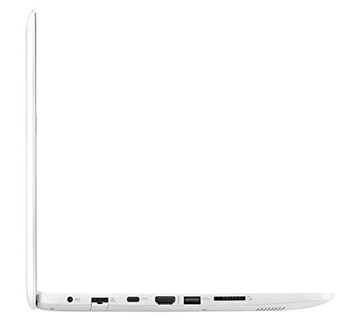 ASUS L402YA Thin & Light Laptop, 14” FHD; AMD E2-7015 Quad Core Processor, AMD Radeon R2 Graphics, 4GB RAM, 64GB eMMC Storage, Windows 10 S with 1yr Office 365 Included, White, L402YA-ES22-WH