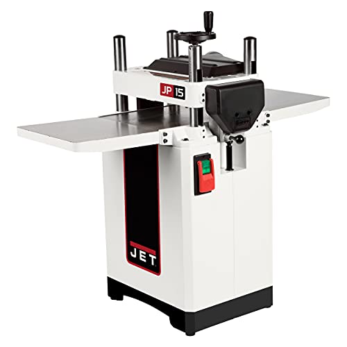 JET JWP-15BHH, 15-Inch Planer, Helical Cutterhead, 3HP, 1Ph 230V (722155)