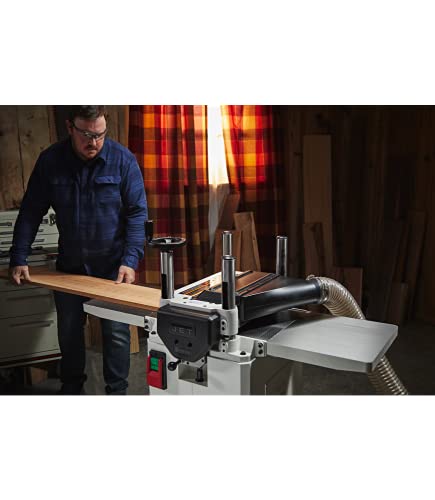 JET JWP-15BHH, 15-Inch Planer, Helical Cutterhead, 3HP, 1Ph 230V (722155)