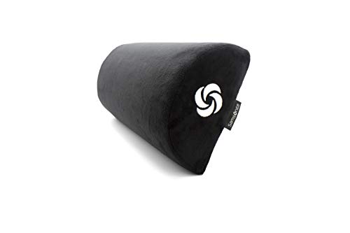 Samsonite - Half Moon Lumbar Support Pillow, Elevates Comfort, 100% Pure Memory Foam, Fits Most Seats