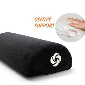 Samsonite - Half Moon Lumbar Support Pillow, Elevates Comfort, 100% Pure Memory Foam, Fits Most Seats