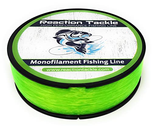 Reaction Tackle Monofilament Fishing Line Hi Vis Green 50/330