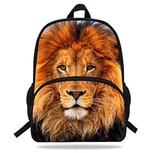 VEEWOW 16-Inch Popular Girls Animal Backpack Lion King Bag Boys Daypack Child Schoolbag (D1040b)