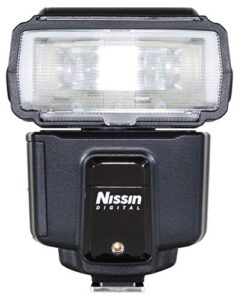 nissin i600 on-camera flash - compact flash compatible with olympus/panasonic (four-thirds) mirrorless cameras - powerful (gn60)