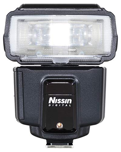 Nissin i600 On-Camera Flash - Compact Flash Compatible with Olympus/Panasonic (Four-Thirds) Mirrorless Cameras - Powerful (GN60)