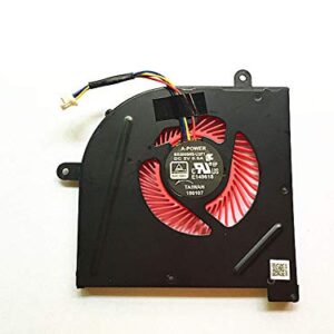 New CPU Cooling Fan for Msi GS63 GS63VR GS73 GS73VR GS62 MS-17B1 MS-17B2 MS-16K2 MS-16K3 Stealth Pro BS5005HS-U2F1 4WIRES