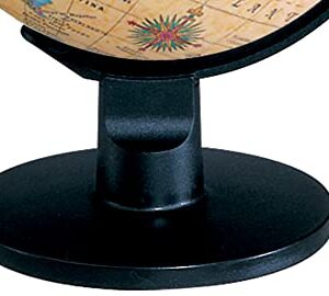 Replogle Globe - for Kids and Geography Lovers, Perfect for a Classroom, Home or Office with 2023 Country Lines - Vintage Antique Shading 6" Spinning Globe with Black Plastic Base