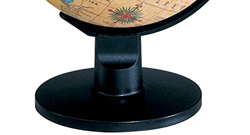 Replogle Globe - for Kids and Geography Lovers, Perfect for a Classroom, Home or Office with 2023 Country Lines - Vintage Antique Shading 6" Spinning Globe with Black Plastic Base