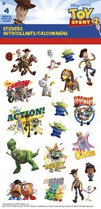 trends international toy story standard sticker-4 sheet, multi